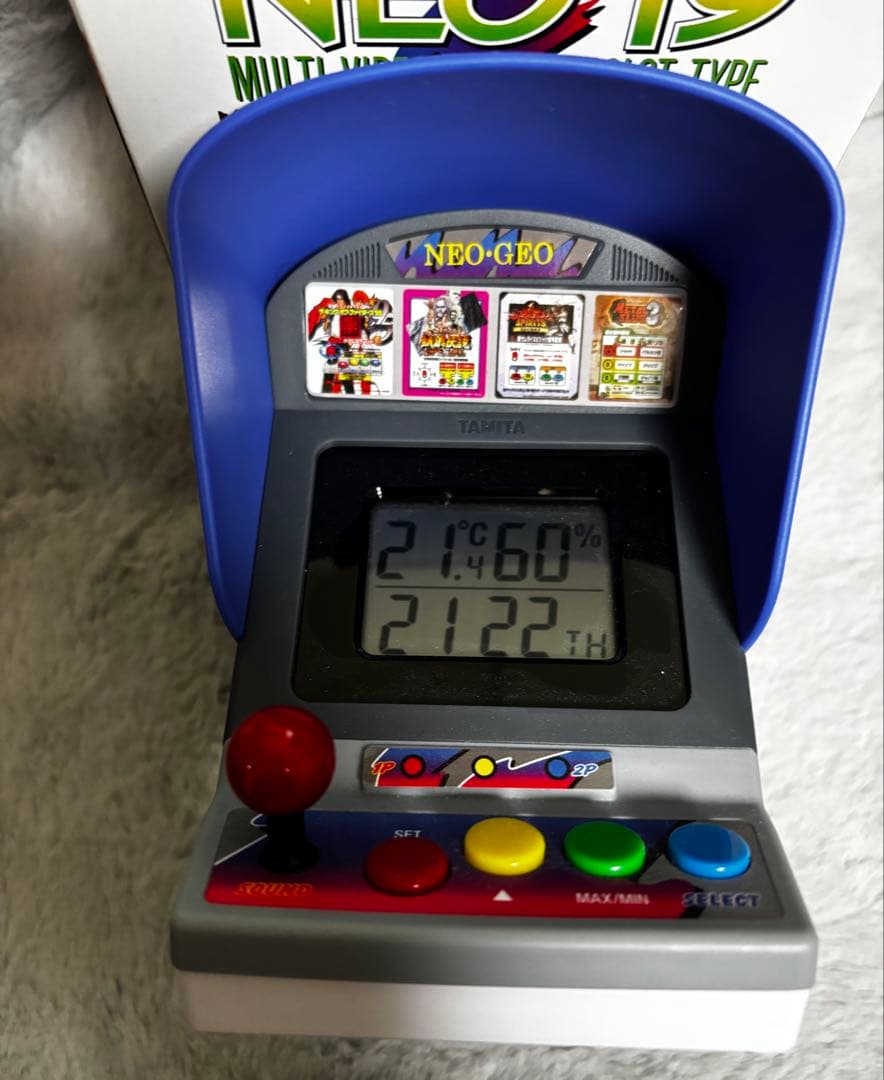 タニタ　NEO19 デジタル温湿度計　NEOGEO
