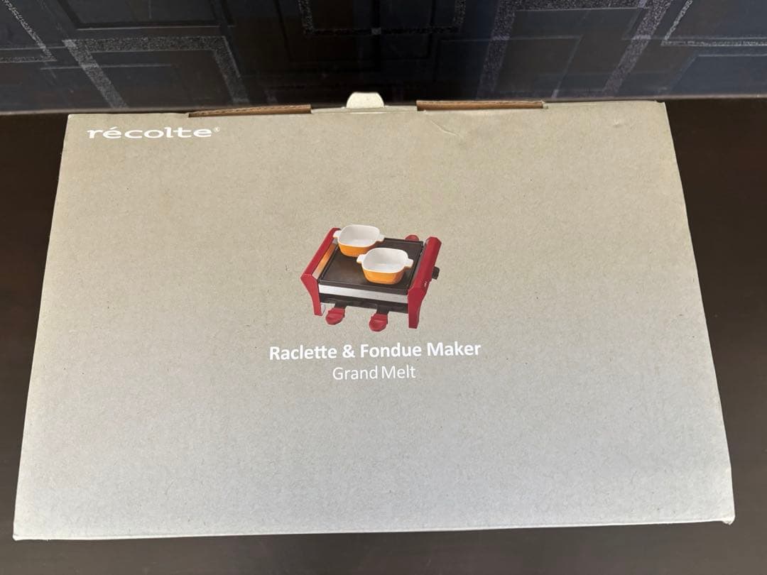レコルトrecolte ラクレットフォンデュメーカー グランメルトホットプレート