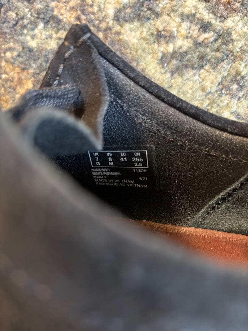 Clarks（クラークス）ワラビー / Wallabee ブラックスエード