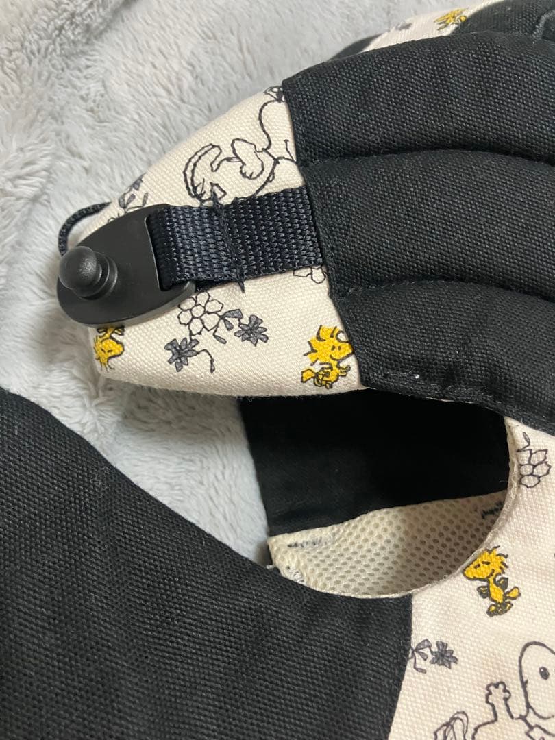 キューズベリー　ウッドストックイエロー　新生児　抱っこ紐 スヌーピー zero