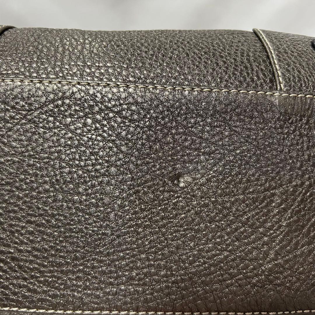 【LOEWE】ロエベ アマソナ 36 ブロンズ 刺繍ロゴ アナグラム