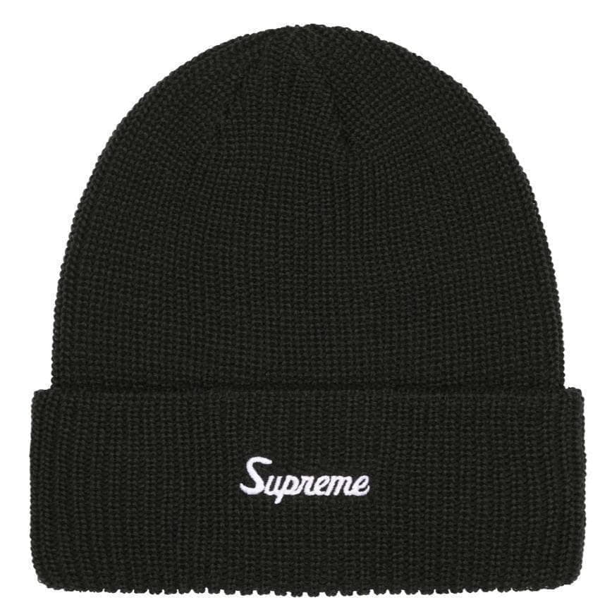 シュプリーム Loose Gauge Beanie Black