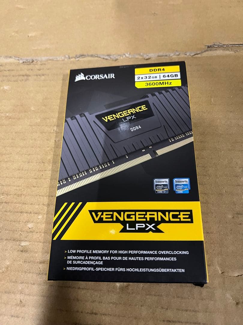 a*i様 CORSAIR DDR4 2*32GB 3600MHz