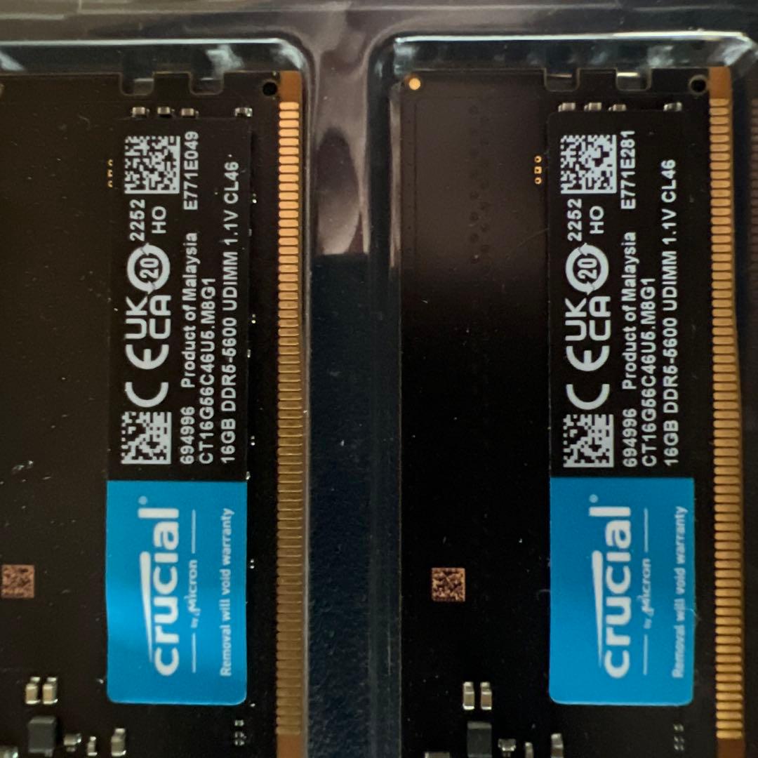 メモリー Crucial 32GB DDR5 5600MT/s