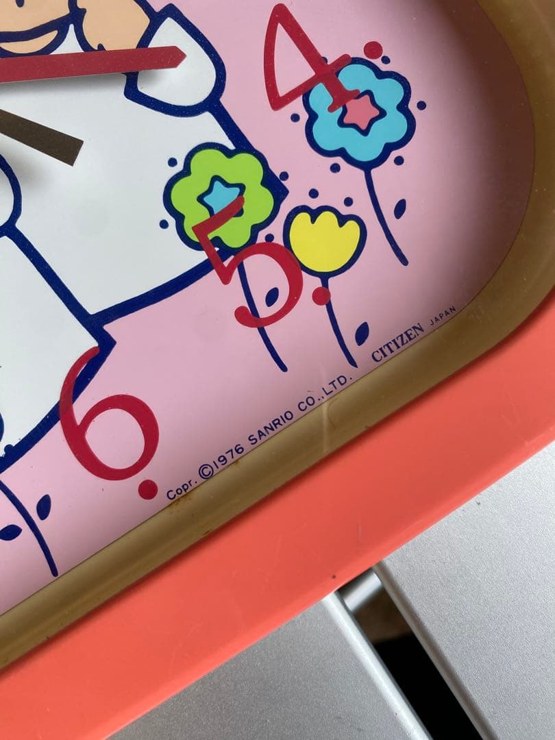 CITIZEN キキララ　掛時計　サンリオ リトルツインスターズ 当時物