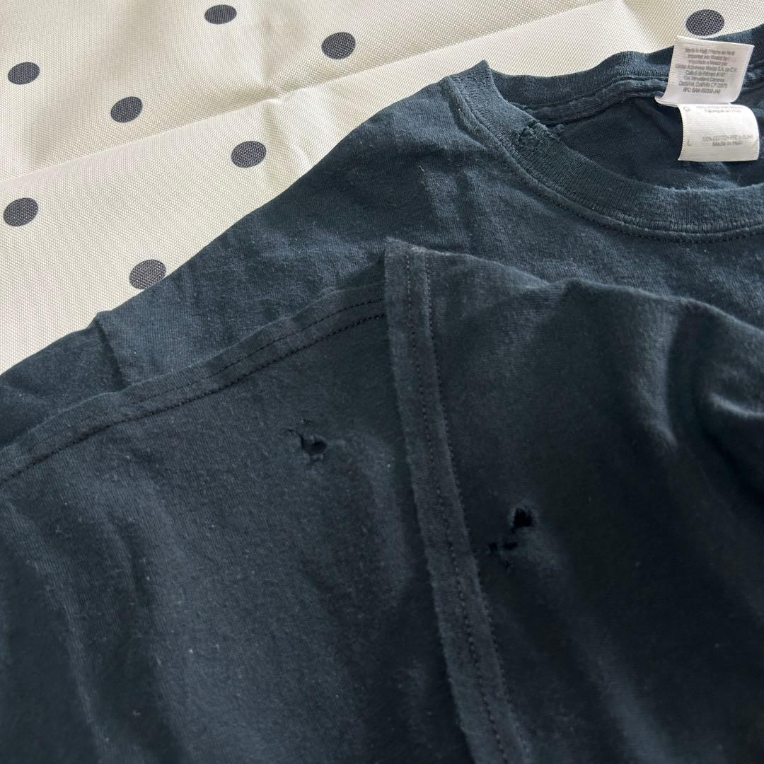 NIRVANA Tシャツ SMILEY FACE GILDAN L
