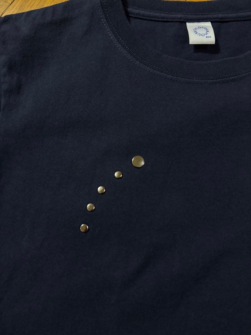 OLDFOLKHOUSE Circle Logo Studs Tシャツ　Navy