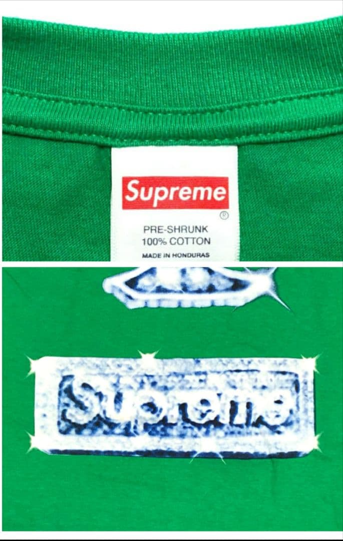 美品 Supreme man Tee \"Green\"サイズL