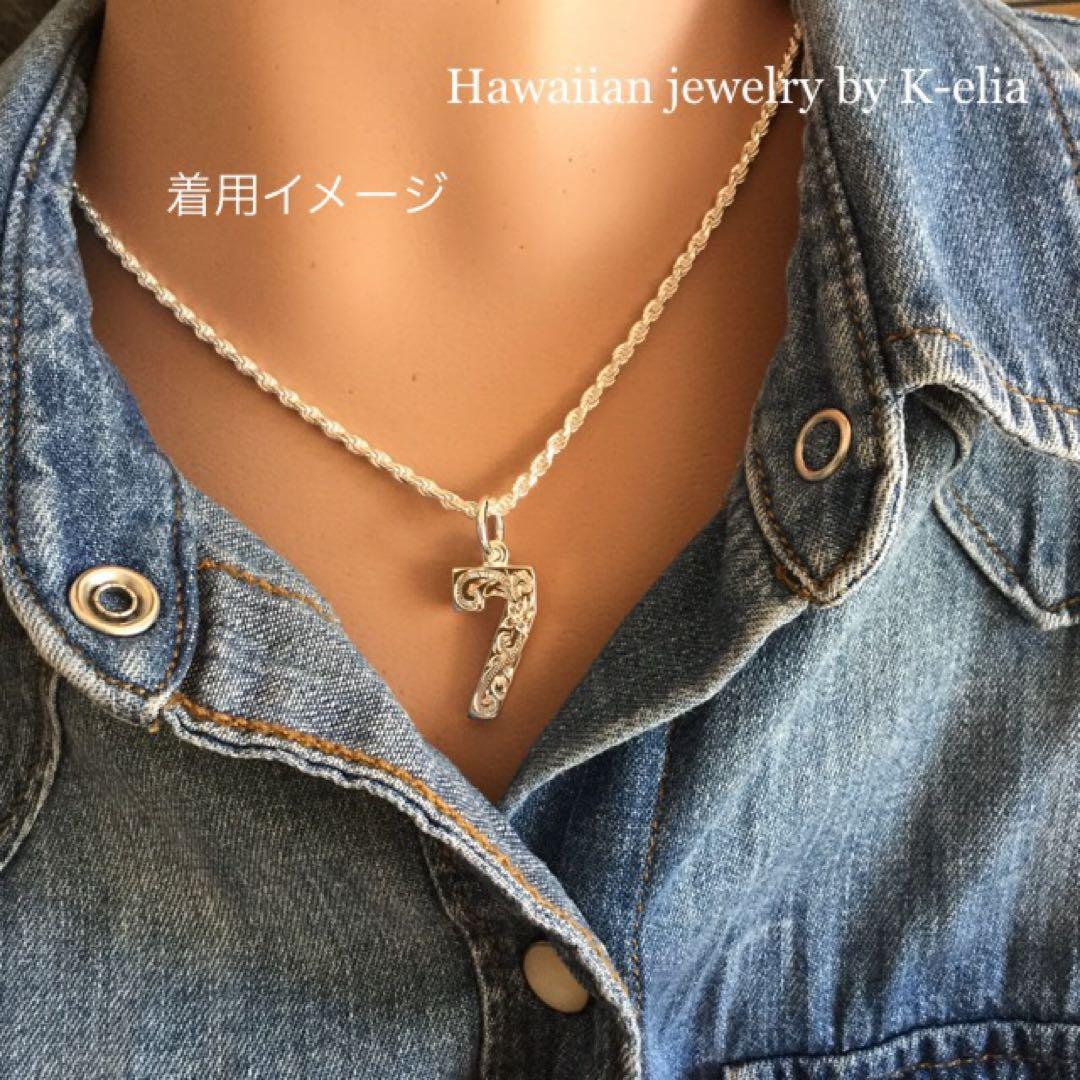 ハワイアンジュエリー☆シルバー925ロープチェーン2.3mm-50cm