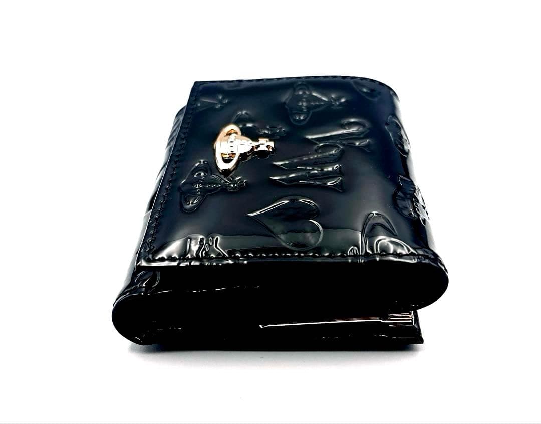 【新品✦超人気】Vivienne Westwood 三つ折り財布 ブラック 黒