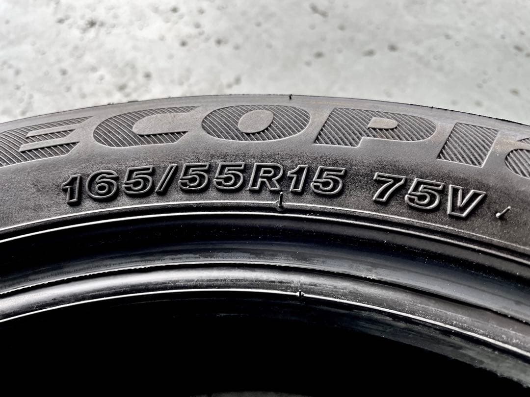 タイヤ・ホイール BRIDGESTONE ECOPIA EP150 165/55R15