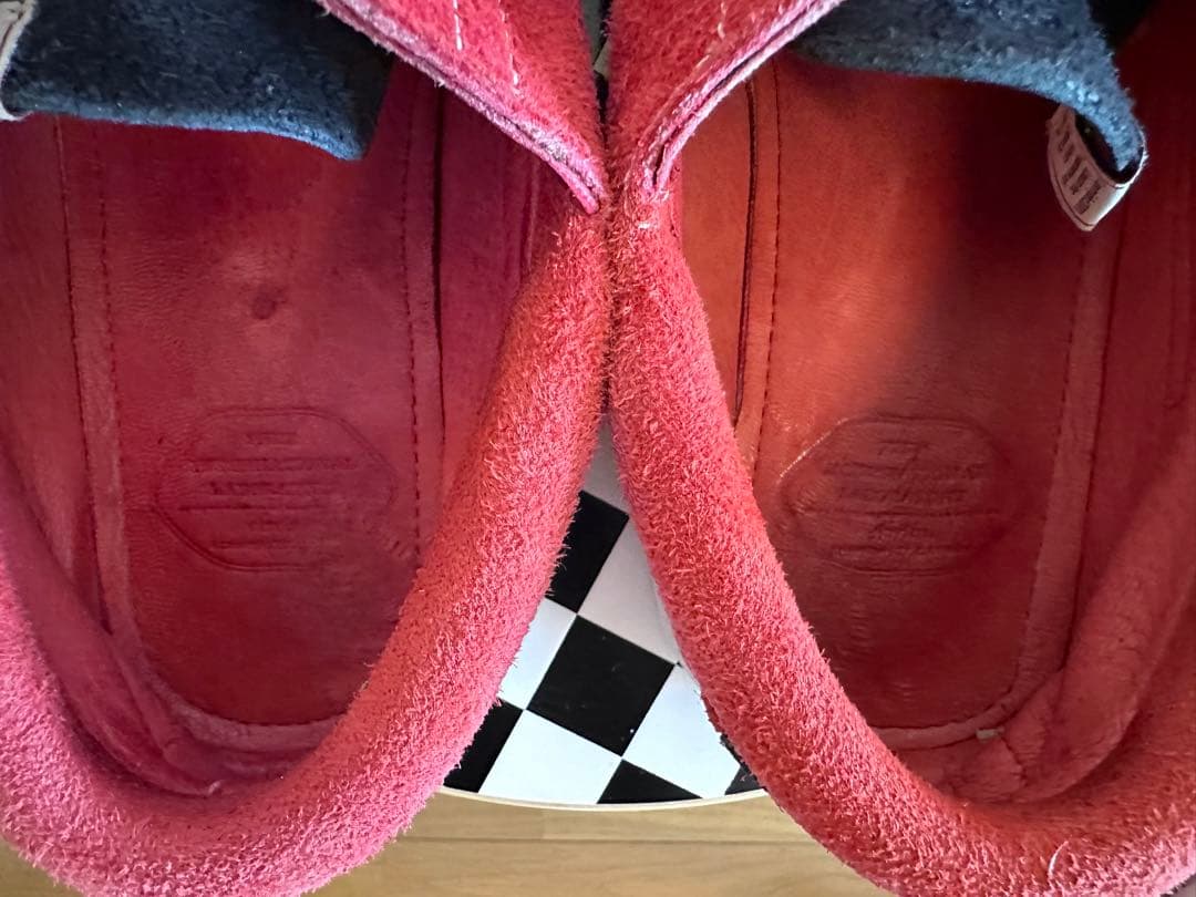 VISVIM HOCKNEY MKI-FOLK ビズビム デッキシューズ レッド