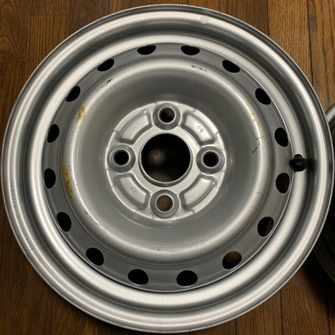 中古　ダイハツ　13インチ　4.00B ホイール　4本セット　鉄　スチール