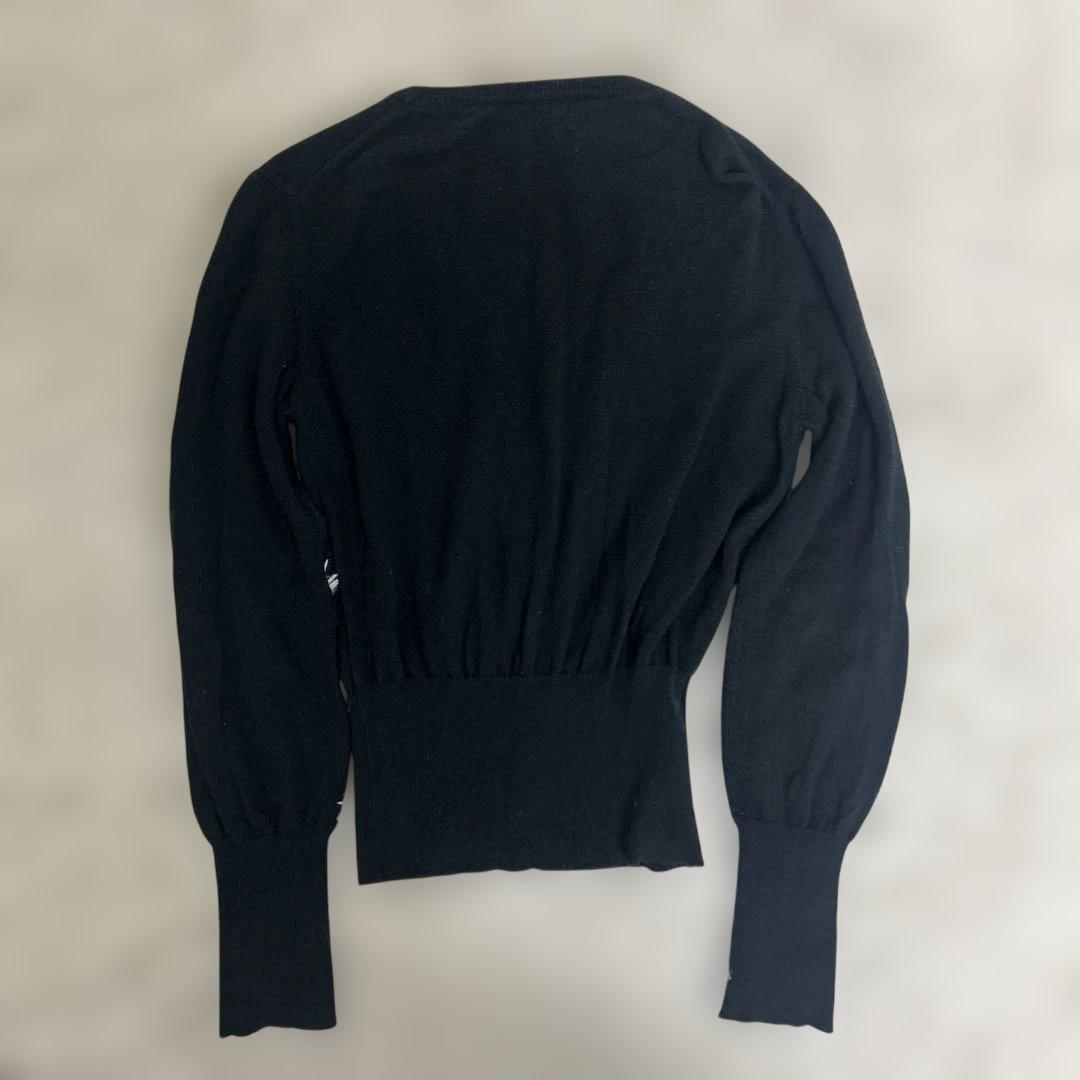 【美品】Vivienne Westwood カーディガン ブラック　オーブ　綿