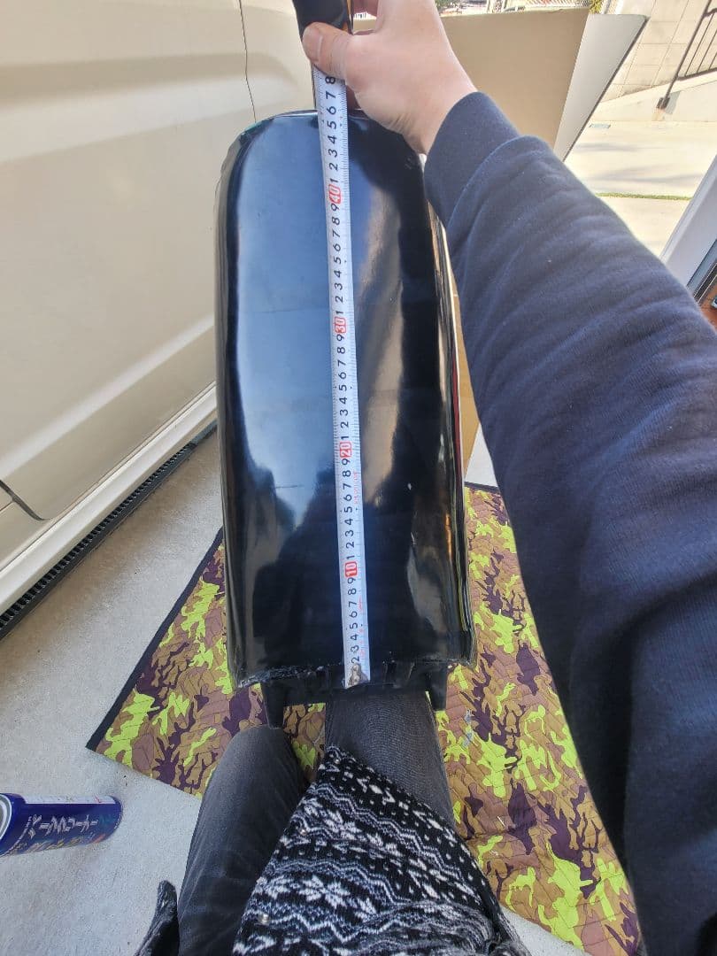 XJR400 4HM エナメル 三段シート タックロール 47cm