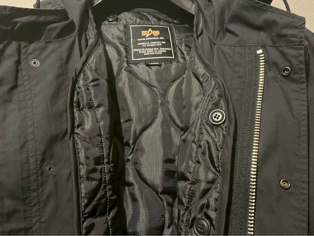 ALPHA INDUSTRIES M-51 モッズコート フード付き　L