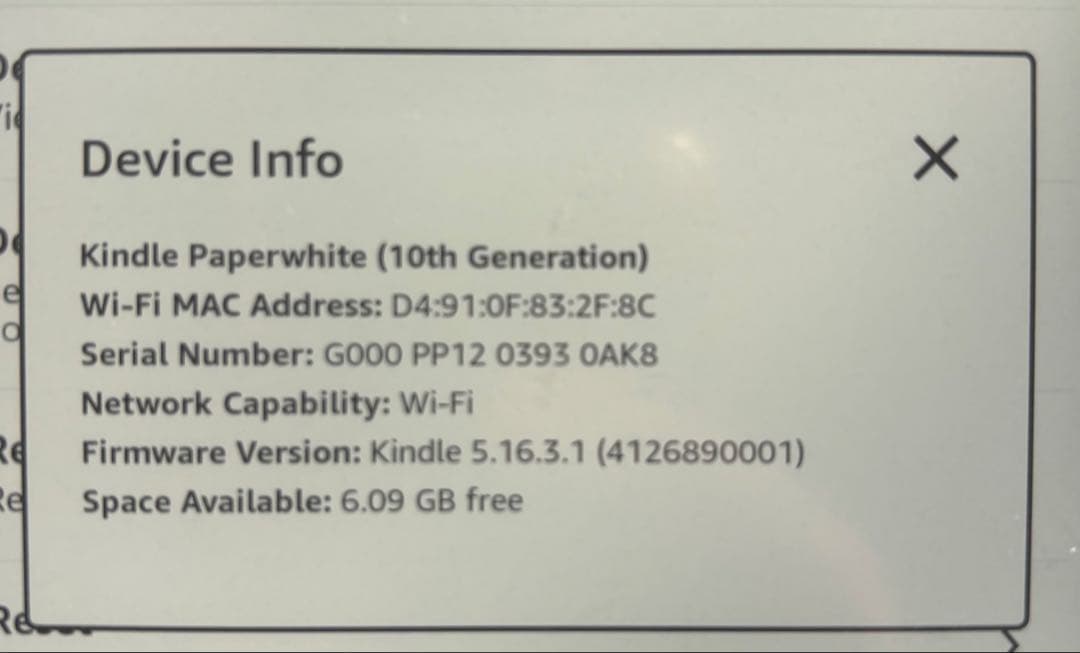 Amazon Kindle Paperwhite 第10世代 電子書籍リーダー