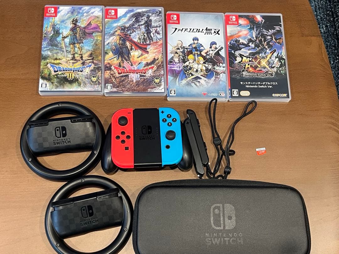 Switch本体 HAC-001 箱あり完品＋ソフト4本＋周辺機器