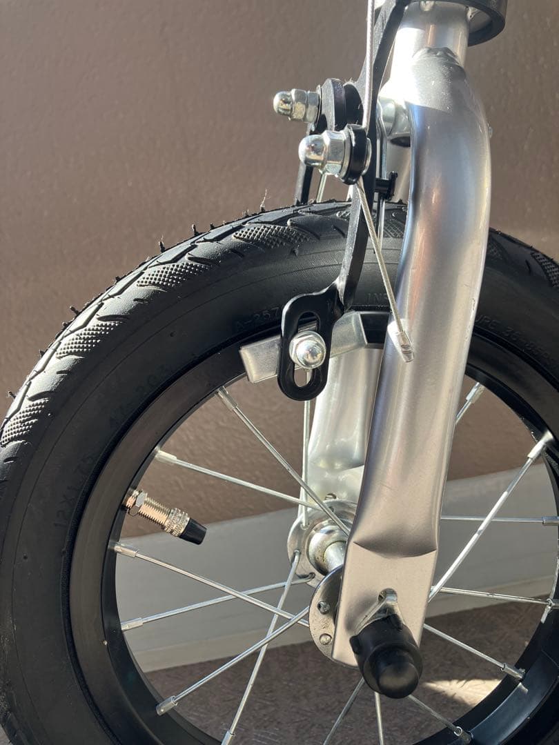 変身バイク2（12インチ）　幼児用自転車 紫　パープル