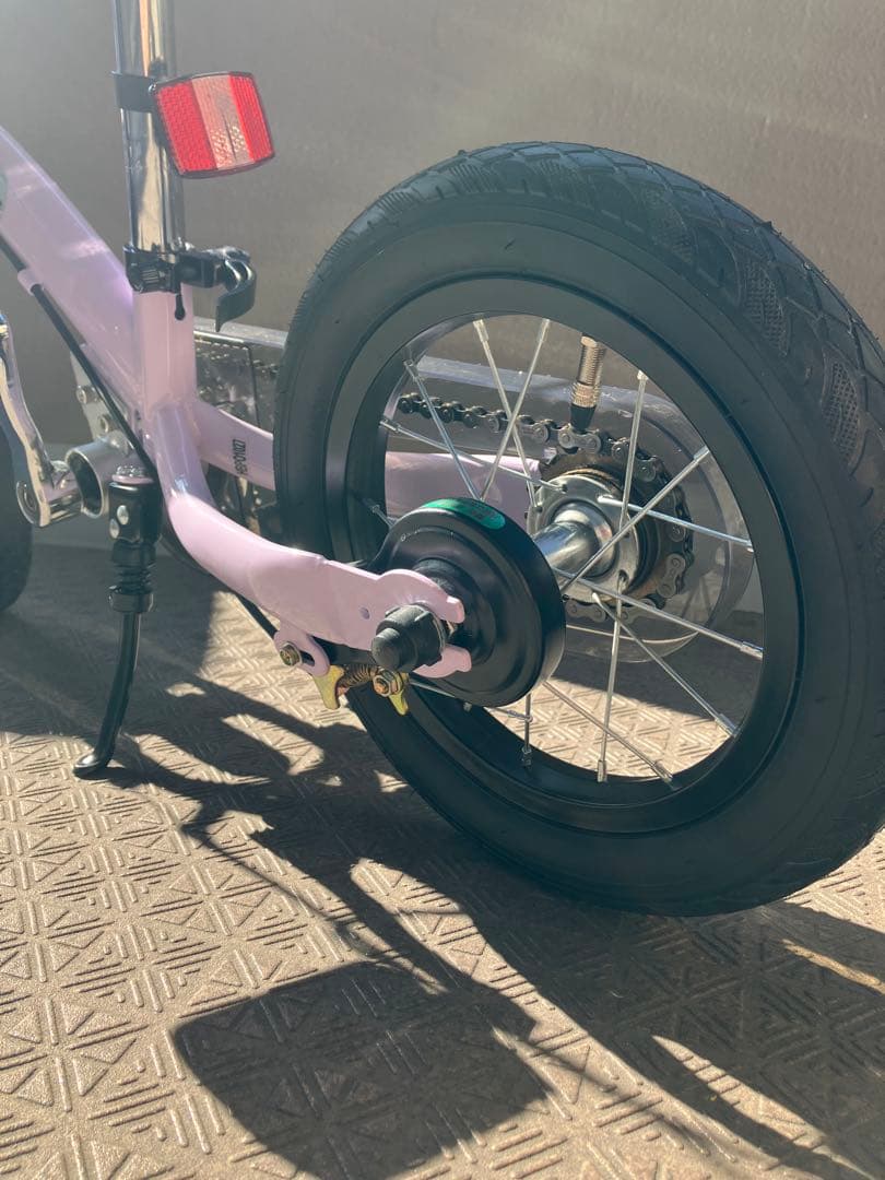 変身バイク2（12インチ）　幼児用自転車 紫　パープル