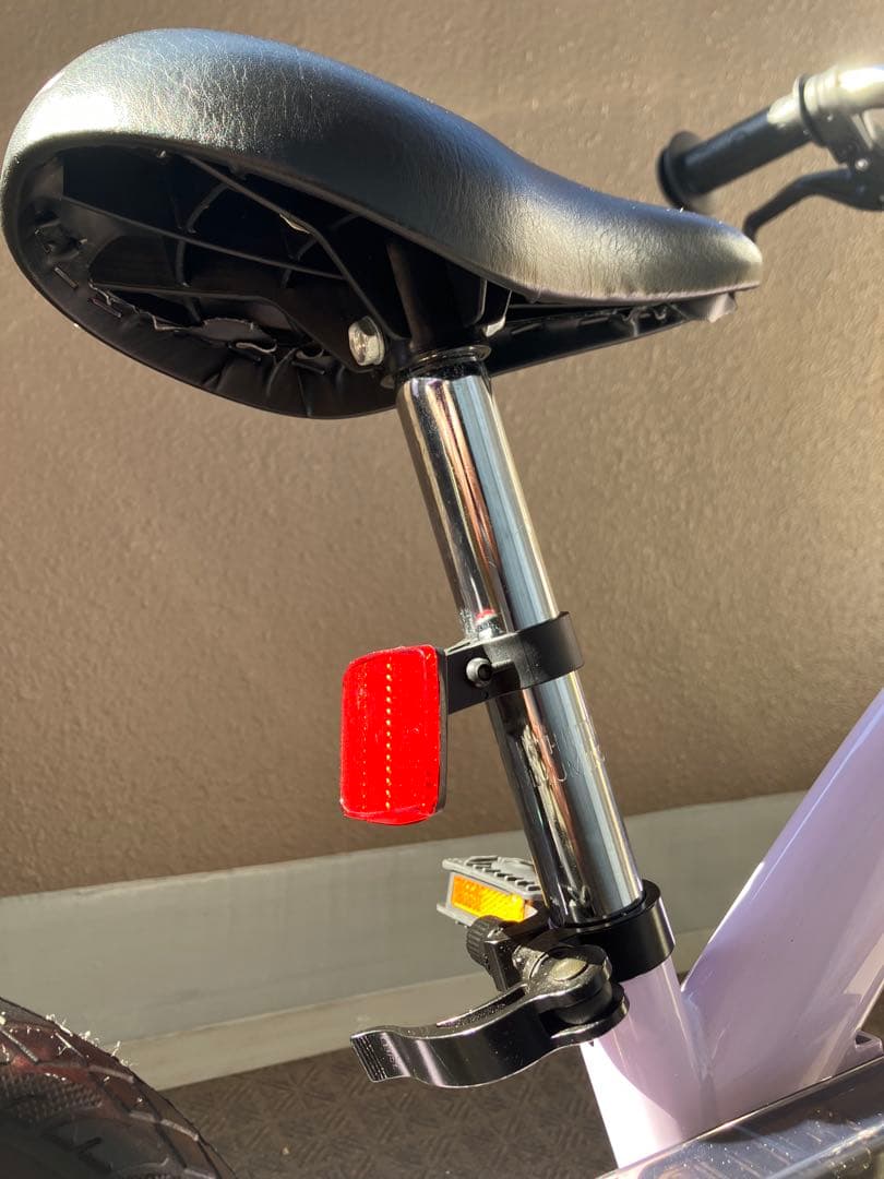 変身バイク2（12インチ）　幼児用自転車 紫　パープル