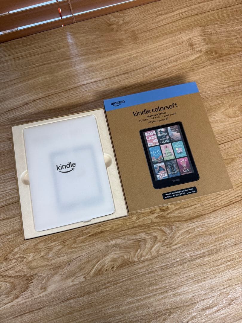 Amazon Kindle Colorsoft シグニチャーエディション32GB