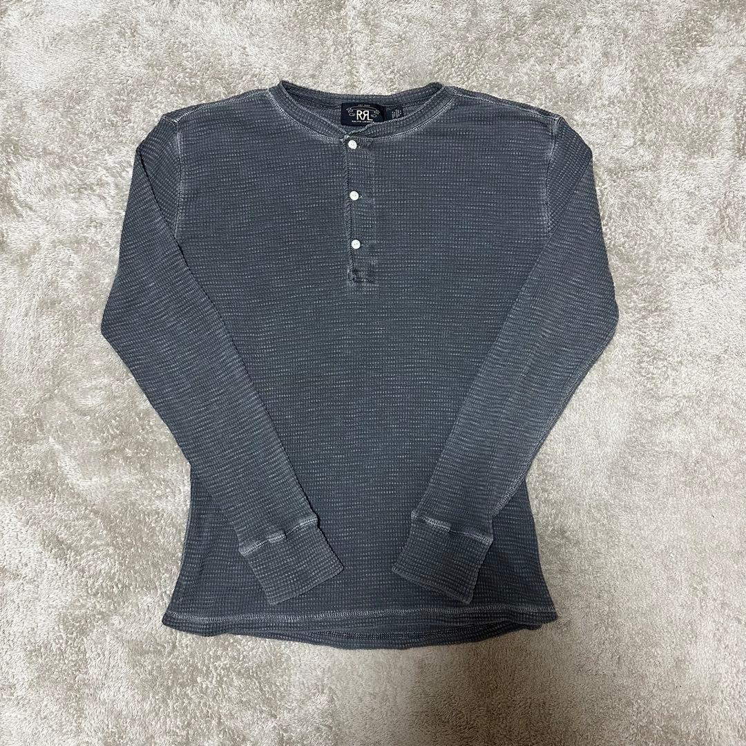 【キムタク着用‼️】【RRL】サーマル ヘルリーネックシャツ