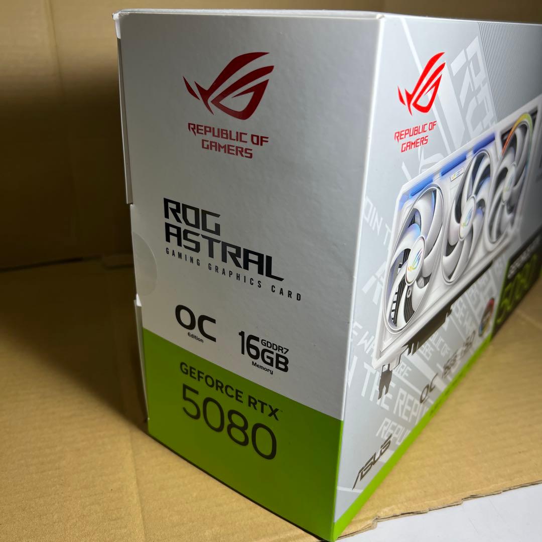 F*h様 新品未開封ASUS ROG-ASTRAL-RTX5080-016G-W