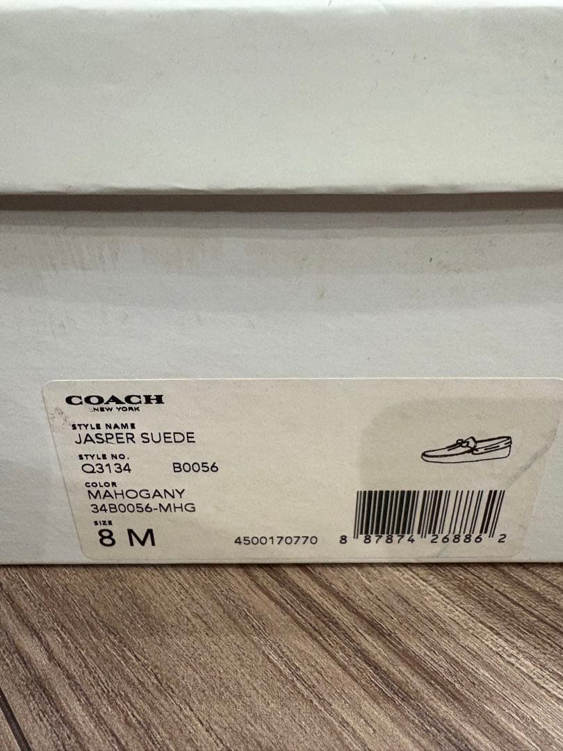 coach コーチ ローファー シューズ　スエード　約25cm