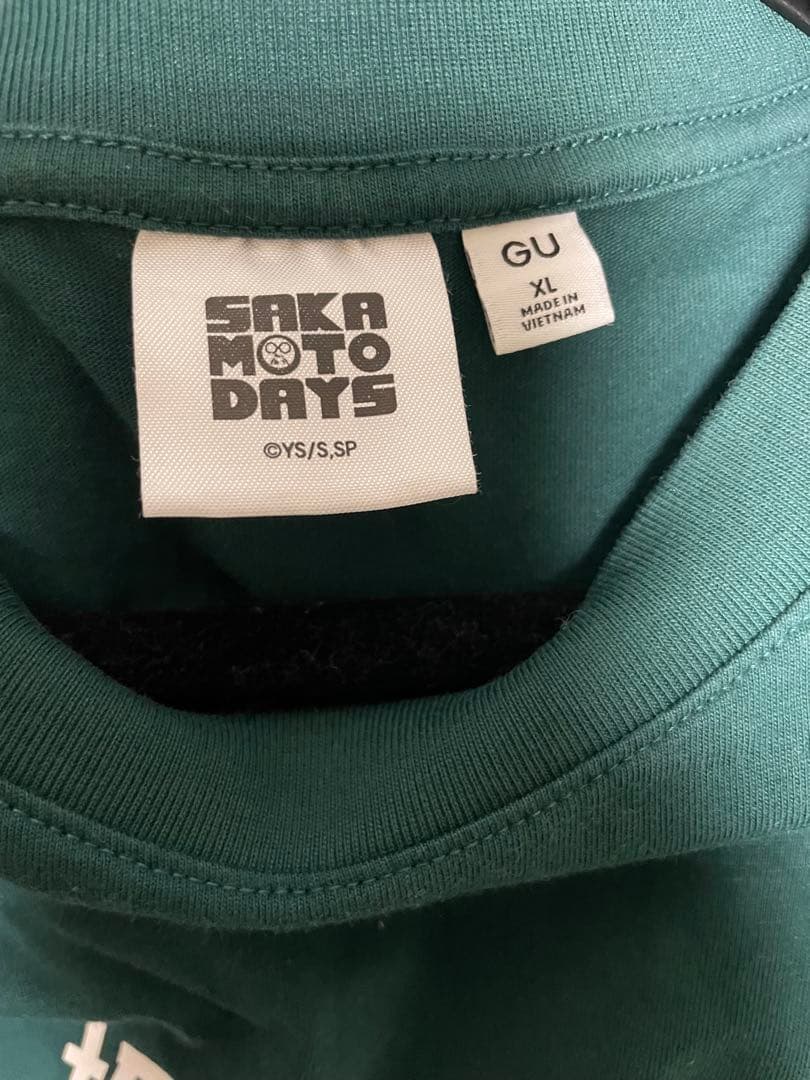 SAKAMOTO DAYS GU Tシャツ XLサイズ 目黒蓮着用