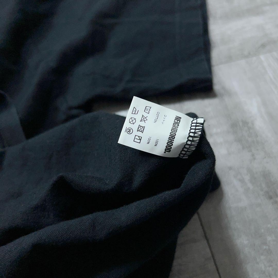 NEIGHBORHOOD ネイバーフッド BOXロゴ Tシャツ 黒 両面プリント
