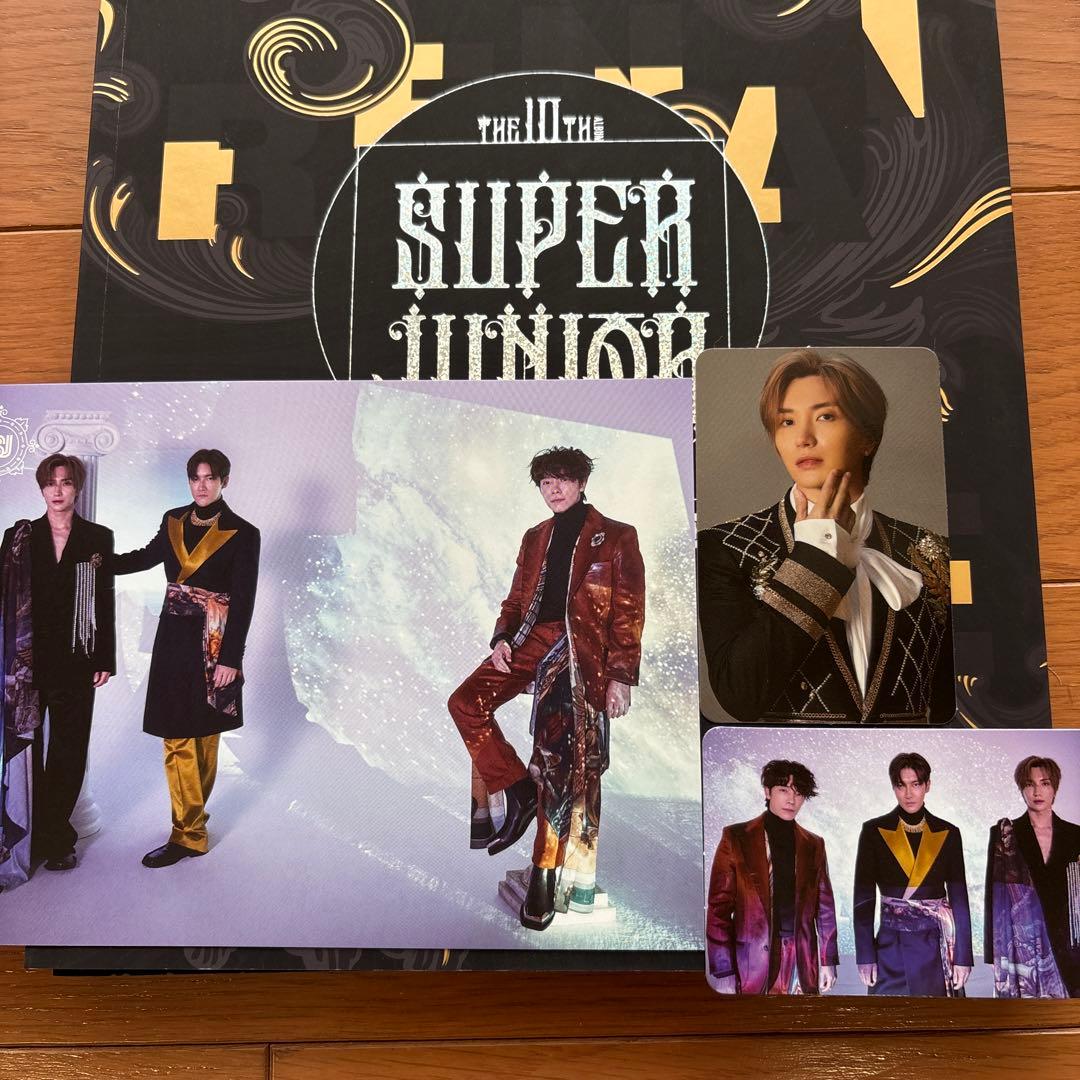 SUPER JUNIOR THE RENNAISANCE 4枚セット トレカ付き