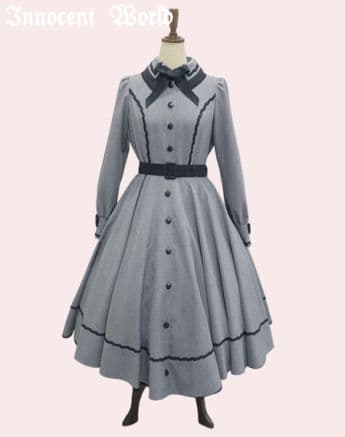 新品！Innocent World メランジュヘリンボーンワンピース