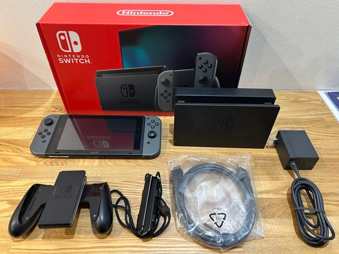 Nintendo Switch 本体 グレー 付属品一式