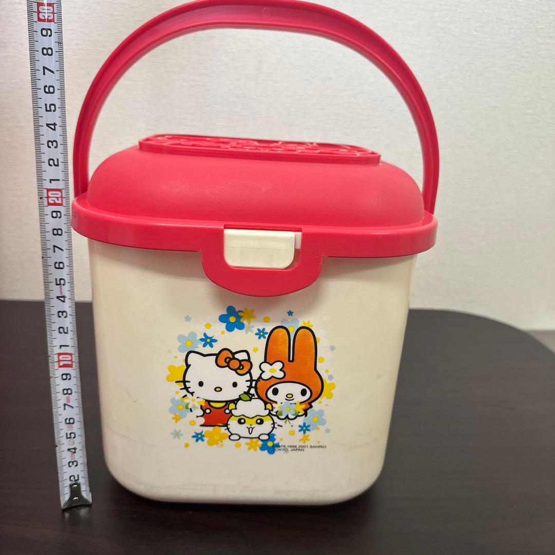 ハローキティ収納ケース　昭和レトロ　おまけ付き