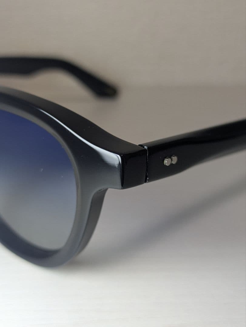 新品未使用 MOSCOT DAHVEN サングラス ブラック×ブルー