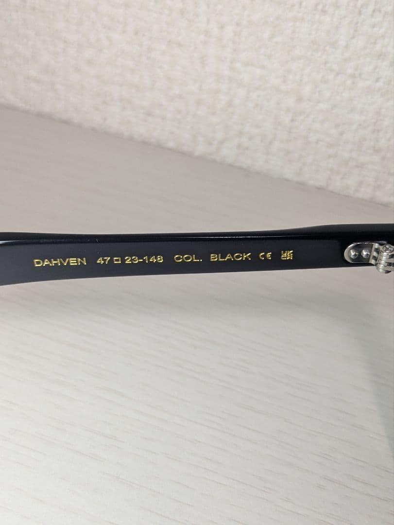 新品未使用 MOSCOT DAHVEN サングラス ブラック×ブルー