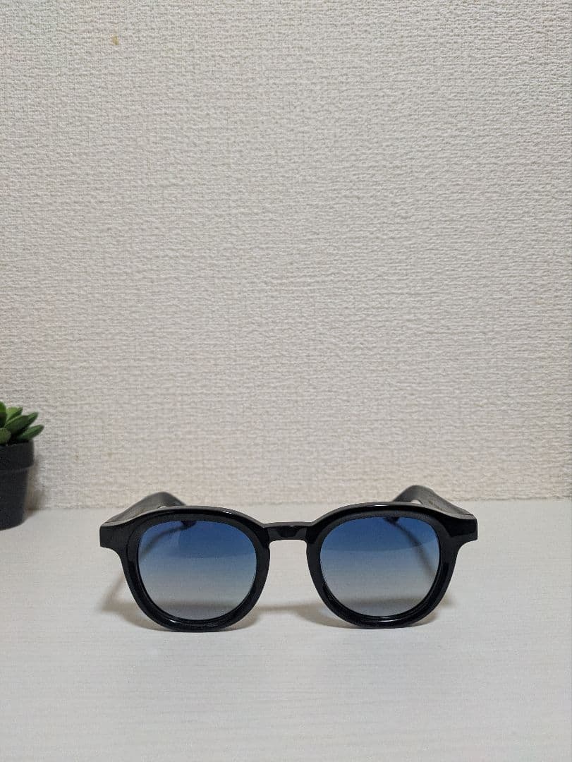 新品未使用 MOSCOT DAHVEN サングラス ブラック×ブルー