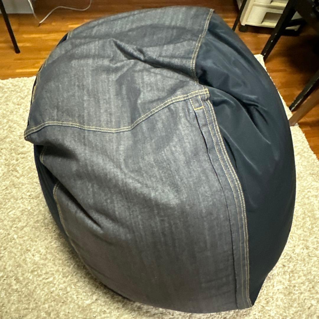 無印良品 体にフィットするソファ 綿デニム ネイビー