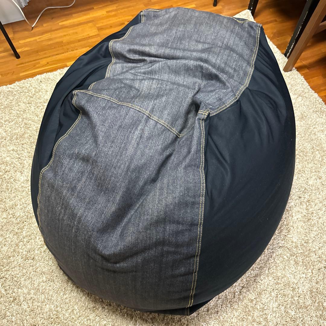 無印良品 体にフィットするソファ 綿デニム ネイビー