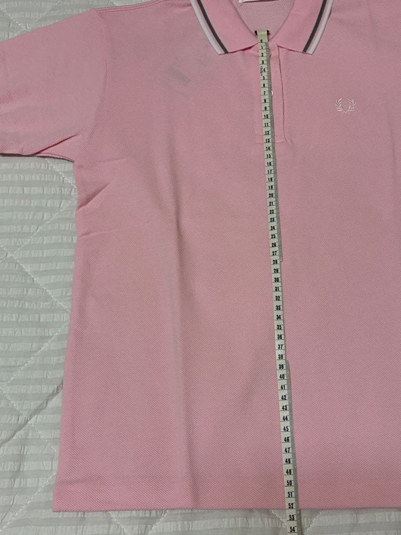 FRED PERRY 半袖ポロシャツ L 薄ピンク