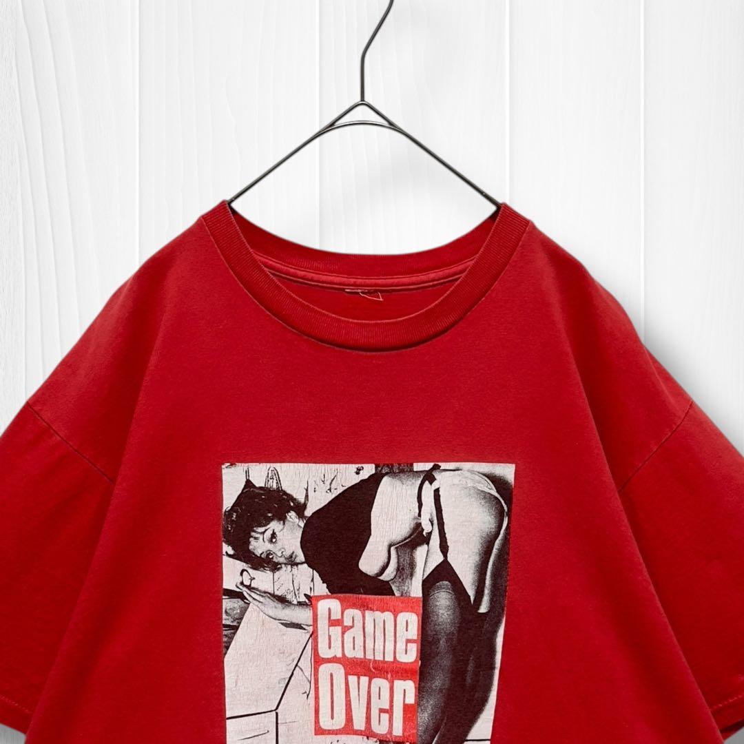 【09SS☆希少デザイン】supreme GAME OVER Tee