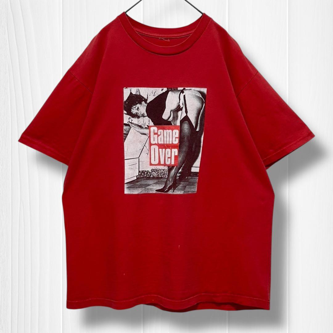 【09SS☆希少デザイン】supreme GAME OVER Tee