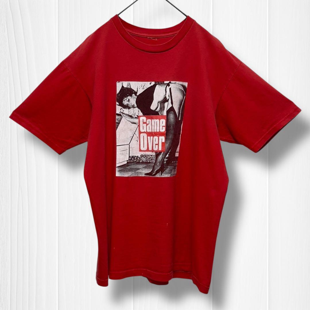 【09SS☆希少デザイン】supreme GAME OVER Tee