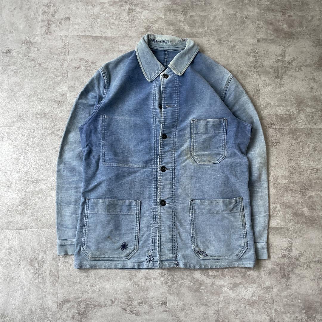 50-60s モールスキン フレンチワークジャケット