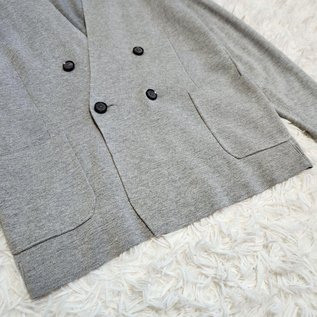【極美品】トゥモローランド トリコット シルク混 ダブル ニット ジャケット L
