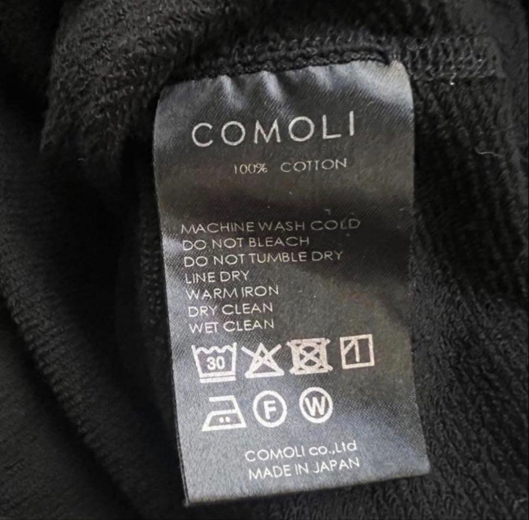 c*i様 最安値　comoli 25ss コモリ　LW コットン裏毛 半袖クルー