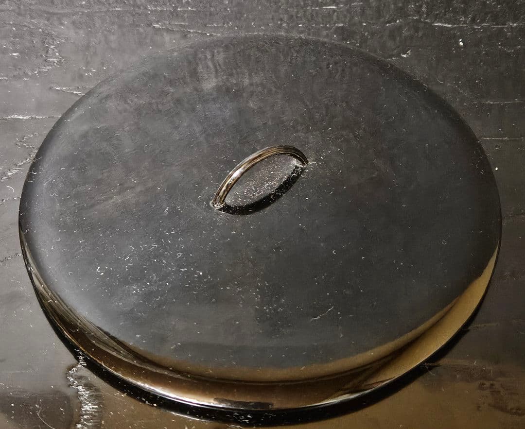 現代作家作　古瀬戸　水指　在印　共箱　茶道具　茶器　茶事　茶の湯　木製黒漆塗り蓋