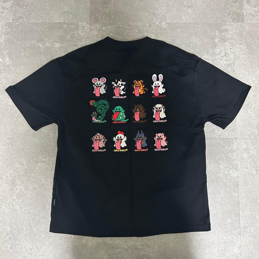 GRAF&WU グラフアンドウー 12BOOGHOST 半袖プリント Tシャツ