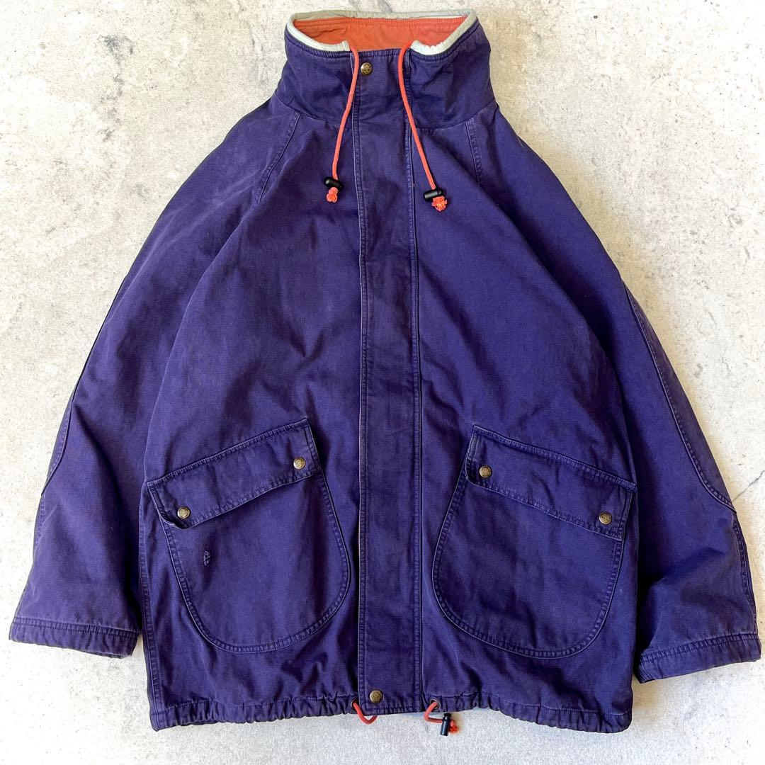 レア 90s ティンバーランド M コットンミドル丈 モッズコート ジャケット紫